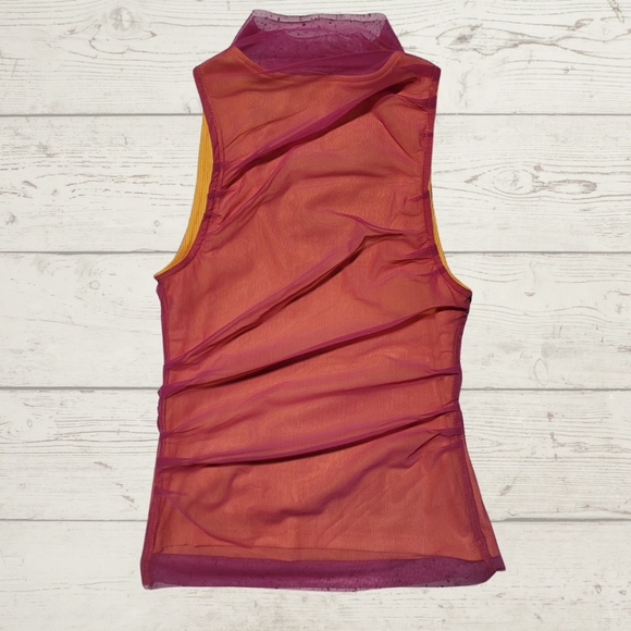 Anthropologie Draped Mesh Tank - Picture 3 of 8